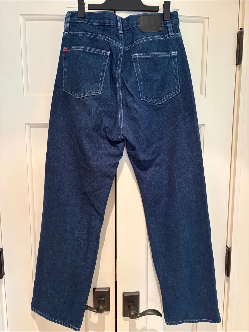 BDG Cowboy Relaxed Wide-Leg Dark Blue Jeans